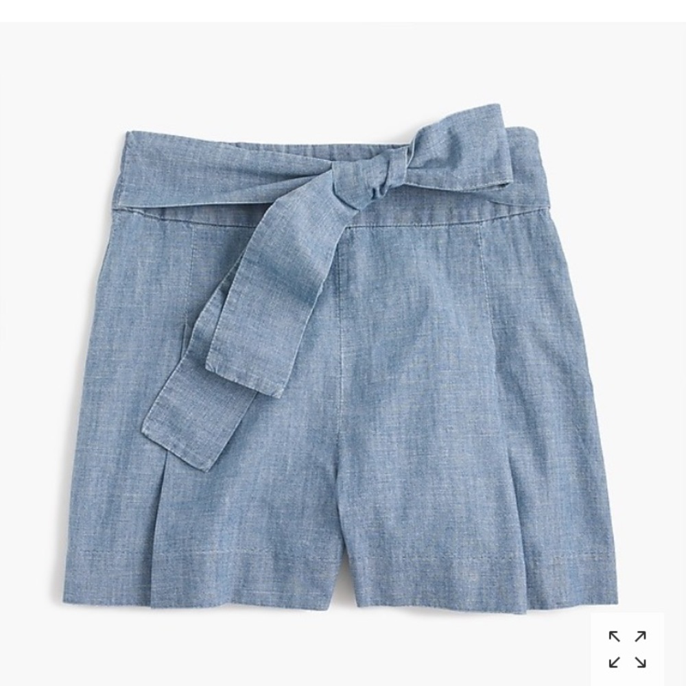 J. Crew Tie Waist Bow Shorts